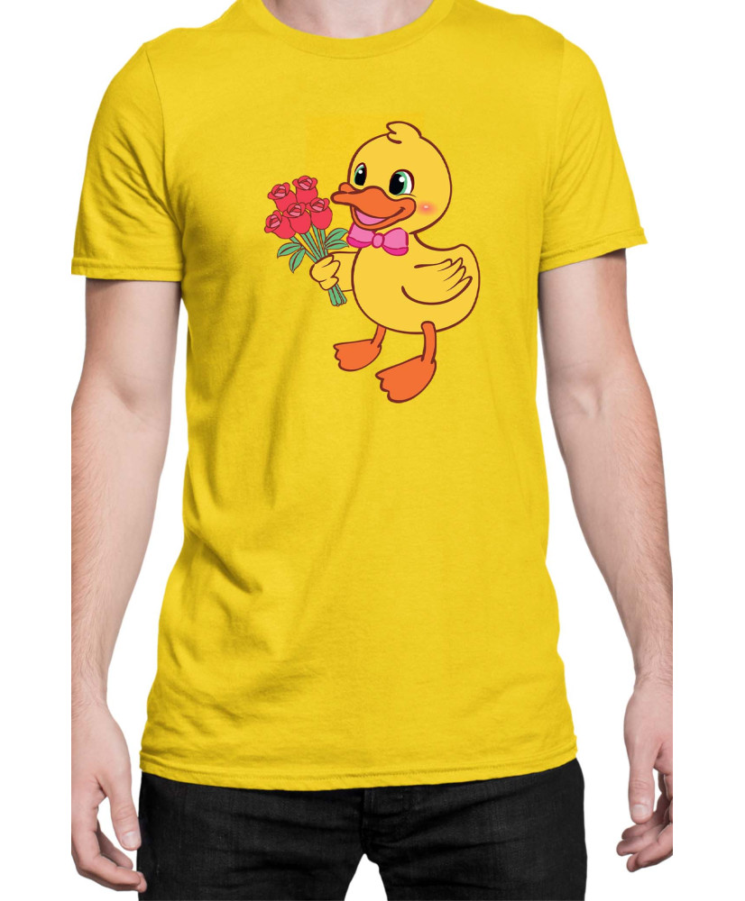 Мъжка Тениска Power Couple Valentine Day Love Retro Ducklings Boy