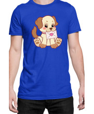 Мъжка Тениска Power Couple Valentine Day Love Retro Puppies Boy