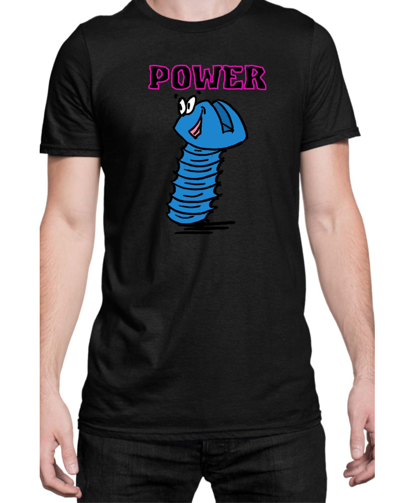 Мъжка Тениска Power Couple Valentine Day Love Screw Nut Boy