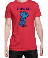 Мъжка Тениска Power Couple Valentine Day Love Screw Nut Boy