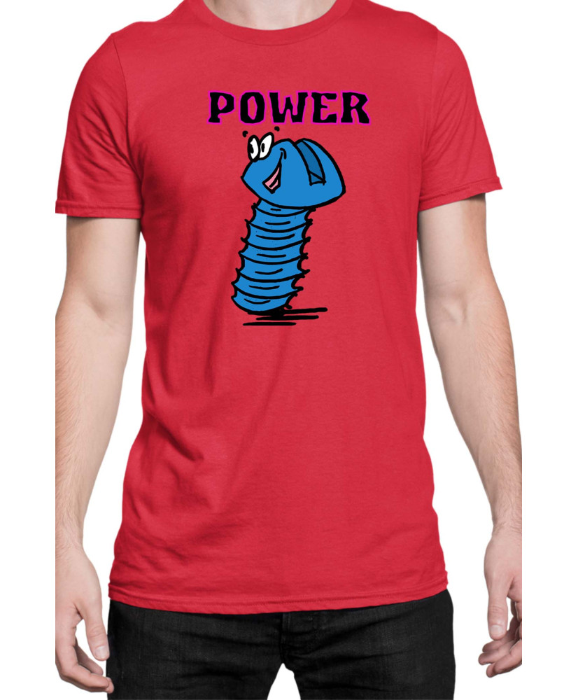 Мъжка Тениска Power Couple Valentine Day Love Screw Nut Boy