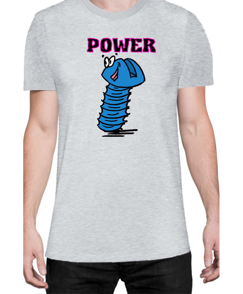 Мъжка Тениска Power Couple Valentine Day Love Screw Nut Boy