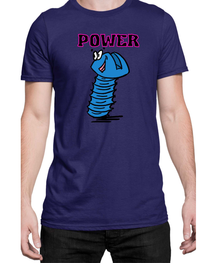 Мъжка Тениска Power Couple Valentine Day Love Screw Nut Boy