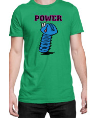 Мъжка Тениска Power Couple Valentine Day Love Screw Nut Boy