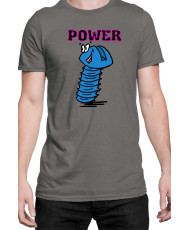 Мъжка Тениска Power Couple Valentine Day Love Screw Nut Boy