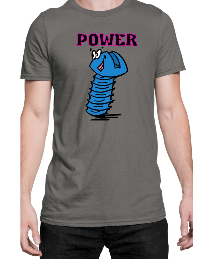 Мъжка Тениска Power Couple Valentine Day Love Screw Nut Boy