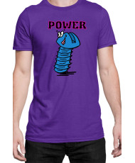 Мъжка Тениска Power Couple Valentine Day Love Screw Nut Boy