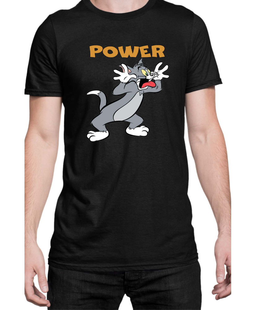 Мъжка Тениска Power Couple Valentine Day Love Tom And Jerry Boy