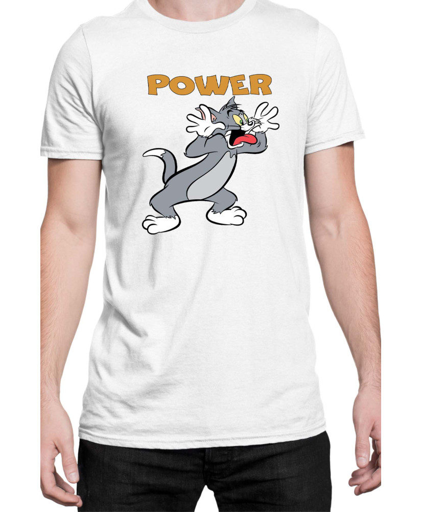 Мъжка Тениска Power Couple Valentine Day Love Tom And Jerry Boy
