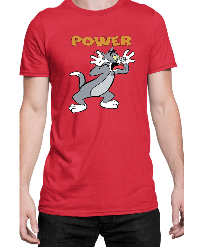 Мъжка Тениска Power Couple Valentine Day Love Tom And Jerry Boy