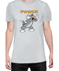 Мъжка Тениска Power Couple Valentine Day Love Tom And Jerry Boy
