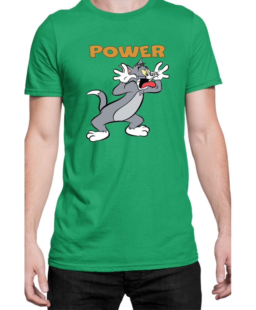 Мъжка Тениска Power Couple Valentine Day Love Tom And Jerry Boy