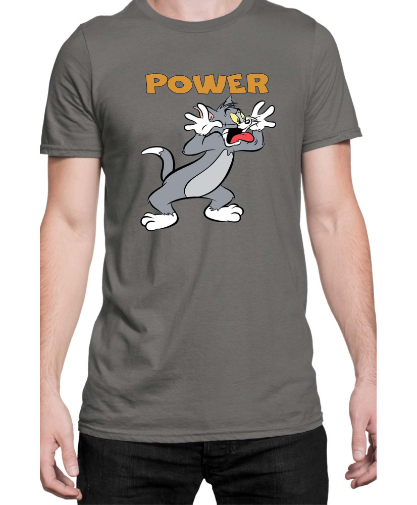 Мъжка Тениска Power Couple Valentine Day Love Tom And Jerry Boy
