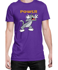 Мъжка Тениска Power Couple Valentine Day Love Tom And Jerry Boy