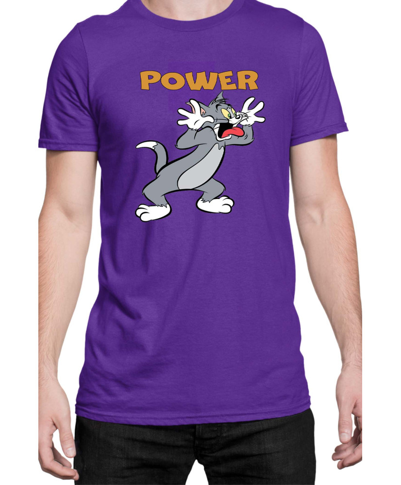 Мъжка Тениска Power Couple Valentine Day Love Tom And Jerry Boy