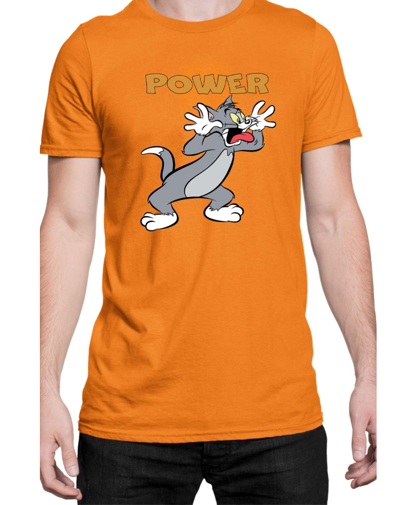 Мъжка Тениска Power Couple Valentine Day Love Tom And Jerry Boy