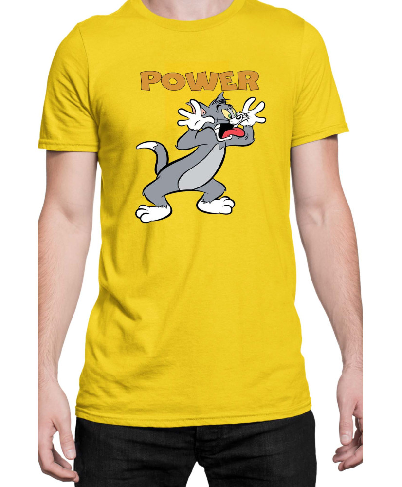 Мъжка Тениска Power Couple Valentine Day Love Tom And Jerry Boy