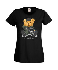 Дамска Тениска Cute Cuddly Teddy Bear I Salute You