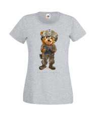 Дамска Тениска Cute Cuddly Teddy Bear No Cape Required