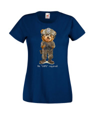 Дамска Тениска Cute Cuddly Teddy Bear No Cape Required