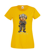 Дамска Тениска Cute Cuddly Teddy Bear No Cape Required
