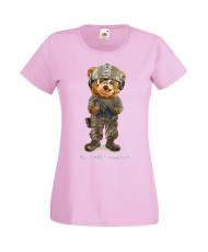 Дамска Тениска Cute Cuddly Teddy Bear No Cape Required