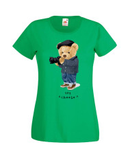 Дамска Тениска Cute Cuddly Teddy Bear Say Cheese