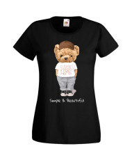 Дамска Тениска Cute Cuddly Teddy Bear Simple And Beautiful
