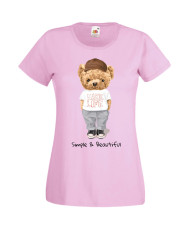 Дамска Тениска Cute Cuddly Teddy Bear Simple And Beautiful