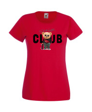 Дамска Тениска Cute Cuddly Teddy Bear Skater Club