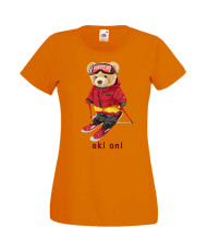 Дамска Тениска Cute Cuddly Teddy Bear Ski On