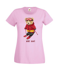 Дамска Тениска Cute Cuddly Teddy Bear Ski On