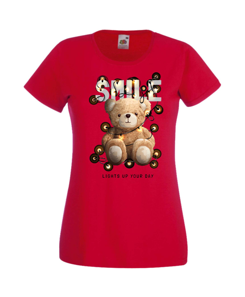 Дамска Тениска Cute Cuddly Teddy Bear Smile Дамска Тениска Cute Cuddly Teddy Bear Smile