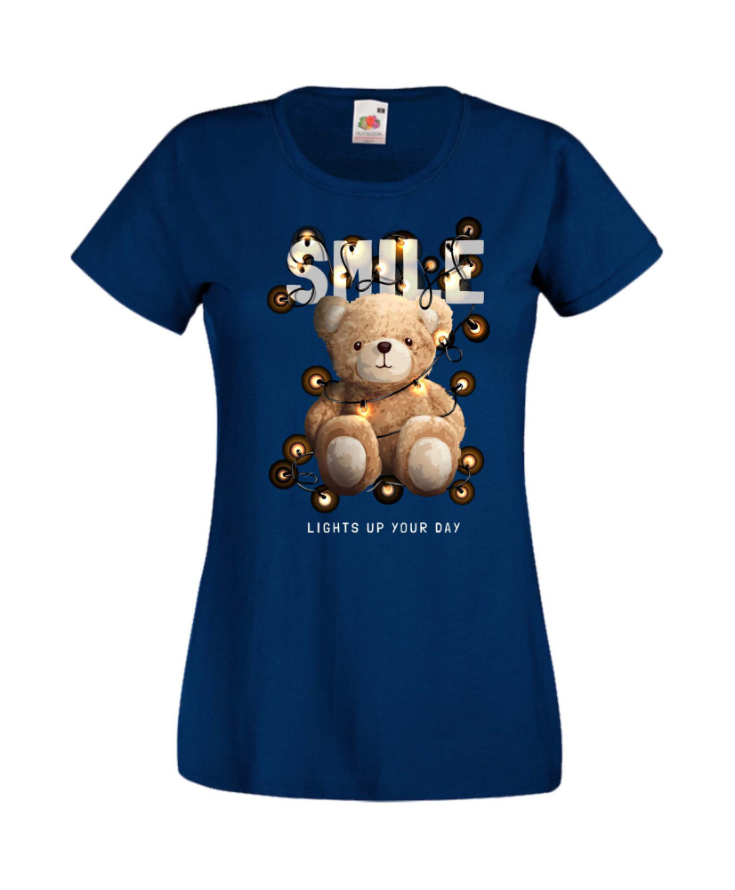 Дамска Тениска Cute Cuddly Teddy Bear Smile Дамска Тениска Cute Cuddly Teddy Bear Smile