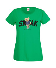 Дамска Тениска Cute Cuddly Teddy Bear Sneak Keep Quiet