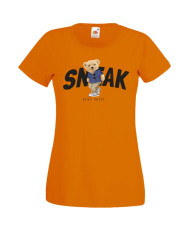 Дамска Тениска Cute Cuddly Teddy Bear Sneak Keep Quiet