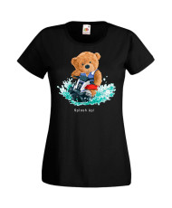 Дамска Тениска Cute Cuddly Teddy Bear Splash Up
