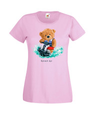 Дамска Тениска Cute Cuddly Teddy Bear Splash Up