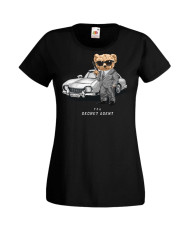 Дамска Тениска Cute Cuddly Teddy Bear The Secret Agent