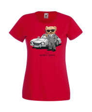 Дамска Тениска Cute Cuddly Teddy Bear The Secret Agent