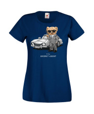 Дамска Тениска Cute Cuddly Teddy Bear The Secret Agent