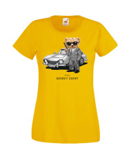 Дамска Тениска Cute Cuddly Teddy Bear The Secret Agent