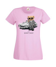 Дамска Тениска Cute Cuddly Teddy Bear The Secret Agent