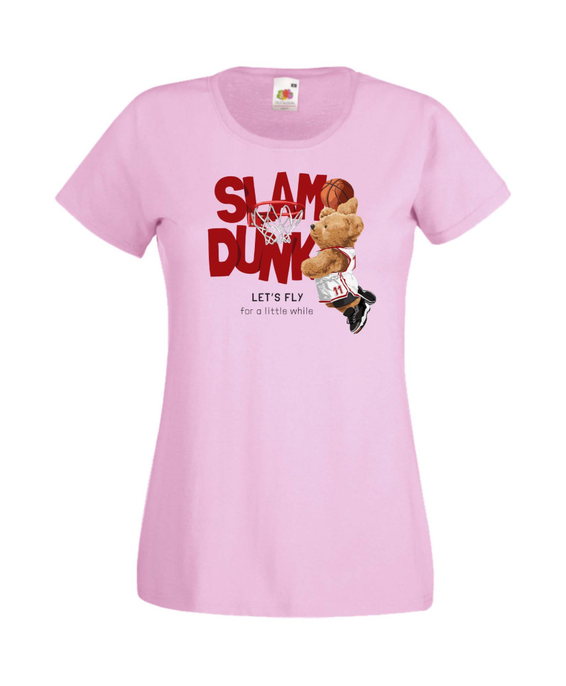 Дамска Тениска Cute Cuddly Teddy Bear Let'S Fly For A Little While Slam Dunk Дамска Тениска Cute Cuddly Teddy Bear Let'S Fly For A Little While Slam Dunk