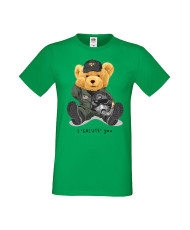 Мъжка Тениска Cute Cuddly Teddy Bear I Salute You