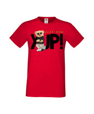 Мъжка Тениска Cute Cuddly Teddy Bear Just Say Yup