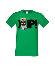Мъжка Тениска Cute Cuddly Teddy Bear Just Say Yup