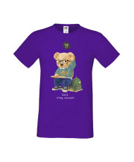 Мъжка Тениска Cute Cuddly Teddy Bear Just Stay Curious