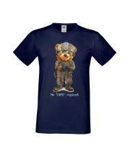 Мъжка Тениска Cute Cuddly Teddy Bear No Cape Required