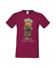 Мъжка Тениска Cute Cuddly Teddy Bear No Cape Required